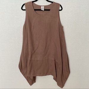 Match Point Linen Tunic Top Dress